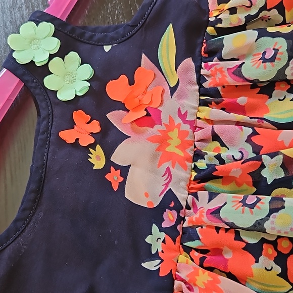 VGC Exquisite 6-9mths John Rocha floral summer dress 3 layer fully lined wedding - Picture 3 of 16